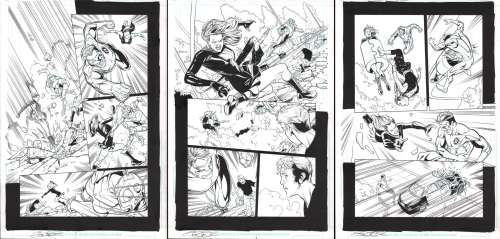 Jamal Igle, Keith Champagne | Countdown To Final Crisis #4 Pgs. 16-18 3Pc - 2009 | Anthony’s Comic Book Art