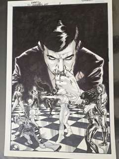 Tony Harris | ! Excellent Tony Harris Cover - Justice League - Dick Grayson + Wonder Woman + Blue Beetle + Captain Atom +++ Issue Justice League: Generation Lost # 2 Page Cover | Koch Comic Art