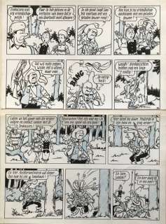 Vandersteen, Willy - Originele pagina  - Suske en Wiske - Twee Toffe Totems - (1970) | Catawiki