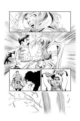 Pablo de Bonis | Red Sonja issue 1, page 22 – ARTIST PROOF | NRisso Art