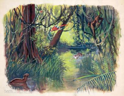 Mitacq | Superbe illustration couleurs Ã  la gouache repré… | Banque Dessinée