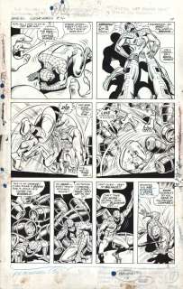 Bill Everett, Ross Andru - Marvel Super-Heroes #14 P 17 (Rare Only Lrg Art Andru Spider-Man Story! Everett Inks! Spider-Man Battles the Synthetic Man!) 1967