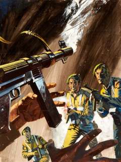 Maddocks Marauders original artwork (1966) painted and signed (to the… | Comic Book Auctions ltd