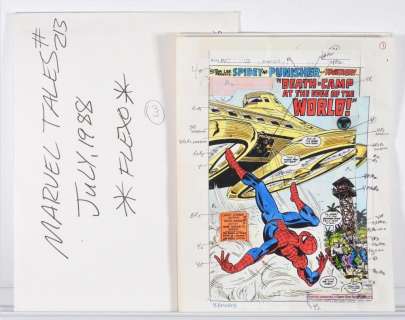 Marvel Comics Marvel Tales #213 Comp. Color Guide | Bruneau & Co. Auctioneers