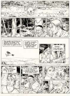 Martin JAMAR - lot 412 - La lettre de feu, planche originale Ã  l‘encre chine…