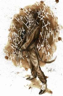 The Joker II - Original Coffee Drawing By Juapi | Catawiki