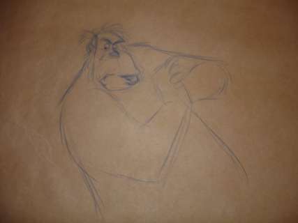 Disney Studios - Original Production Drawing - King Louie - The Jungle Book (1967) | Catawiki