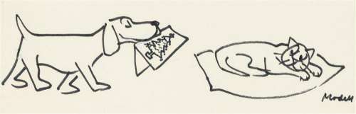 (THE NEW YORKER.) FRANK MODELL. Christmas Ceasefire. | Swann Galleries