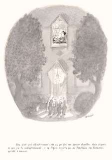 Sempe | JEAN-JACQUES SEMPÉ Illustration originale. Signée. Encre de Chine et lavis sur... | Daniel Maghen Enchères