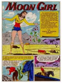 204: EC Comics "silver prints" Moon Girl #5 | Russ Cochran