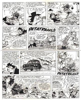Tabary Jean | Planche originale 27 de VALENTIN LE VAGABOND - Valentin et les hippies | Galerie Napoléon