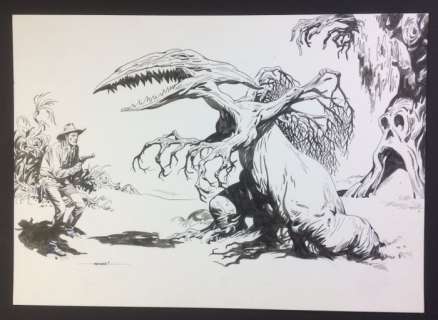 Muzzi, Virgilio - original illustration - Tex "Incubo nella Foresta Morta" (2000) | Catawiki