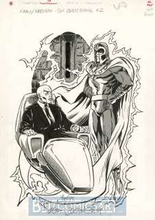 Mark Buckingham | X-Men - the Chaos Engine 2: Magneto Plate 14 Prof X & Magneto By Mark Buckingham Issue 2 Page 14 | BritComicsArt