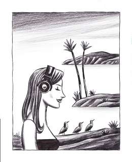 Jacques de Loustal | Affiche Traits de Jazz | JML Arts