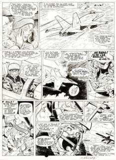 Albert WEINBERG - lot 410 - Dan Cooper, Viking Connection, planche originale Ã …