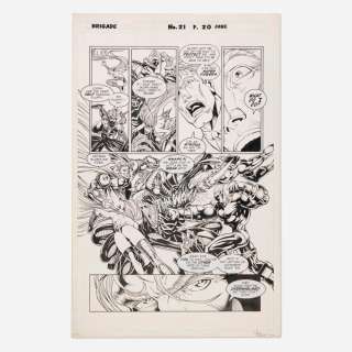Manny Clark and Mark Morales, Brigade #21 Story Page 20 Original Art (Image Comics, 1995) | Landry Pop Auctions