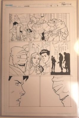 Invincible Original Comic Art Inks on Blue Line Copy Issue 118 Pg 3Ryan Ottley | eBay US