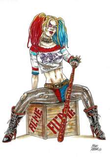 Ratera, Mike - Original Drawing - Harley Quinn | Catawiki