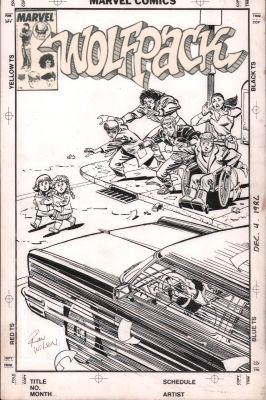 Ron Wilson | Wolfpack Unpublished Cover Or Commission - Signed | Anthony’s Comic Book Art