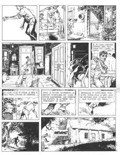 MAKYO Pierre - Planche originale 2 de la série GRIMION GANT DE CUIR