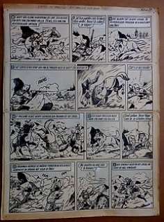 Wirel (Vandersteen, Willy / Verschuere, Karel) - Originele pagina - Bessy nr. 16 - Het teken van de grote geest p.23 - (1957) | Catawiki