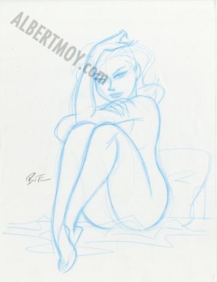 Bruce Timm | Blue Pencils Nude Page 157 | Albert Moy