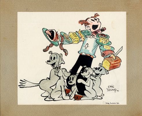 Chic Young | Dagwood Color Stat | Catskill Comics