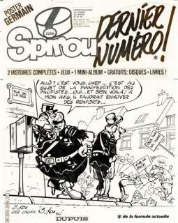 Kox | L’Agent 212, couverture originale Ã  l’encre de… | Septimus