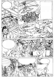 LA JEUNESSE DE BARBE ROUGE La fosse aux lions planche 27, par Daniel REDONDO