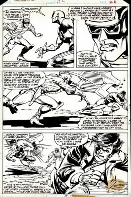 Carmine Infantino, Klaus Janson | Daredevil #152 P 26 (2Nd Paladin Appearance & Battle Pg!) 1978 | Romitaman
