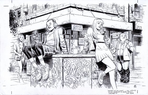 Jim Cheung | Mtg Spider-Man Miles Morales And Gwen Stacy Magic the Gathering | TDArt