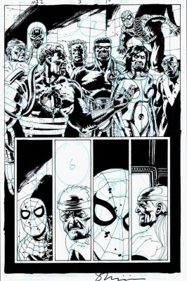 Sean Phillips | Marvel Zombies 2 #3 P 17 Semi-Splash (Spider-Man, Hawkeye & Several Other Hero Zombies Here!) 2007 | Romitaman
