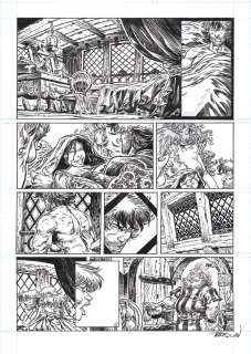 TARQUIN Didier - Planche originale 2 LANFEUST Odyssey Le Delta Bilieux par Tarquin