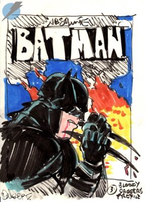 Paul Pope | *Sketches/Prelims/Studies* Issue Absolute Batman Page 3 | Felix Comic Art