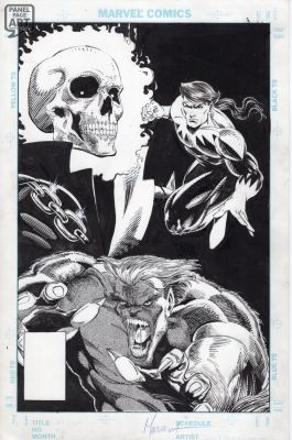 Joe Madureira | Marvel Comics Presents 94 Cover - Unpublished | Panel Page Art