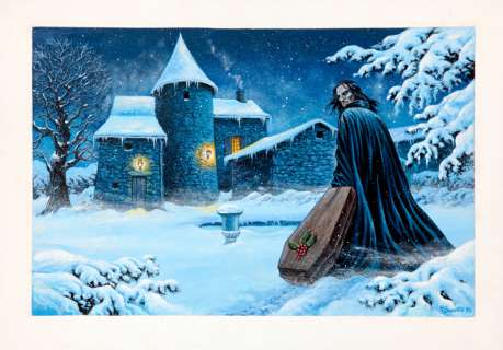 Swolfs | Le Prince de la nuit, illustration Ã  la gouache r… | Banque Dessinée