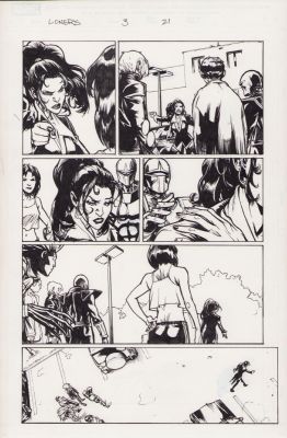 Karl Moline | Loners #3 Pg.21 - Interior Page - 2007 | Anthony’s Comic Book Art