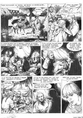 Teng Paul | Planche originale 14 du tome 3 la Folie Seamus du cycle Les Sudenne de LA COMPLAINTE DES LANDES PERDUES | Galerie Napoléon