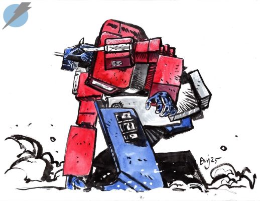 Daniel Warren Johnson | Transformers Issue Optimus Prime Page Sketch | Felix Comic Art