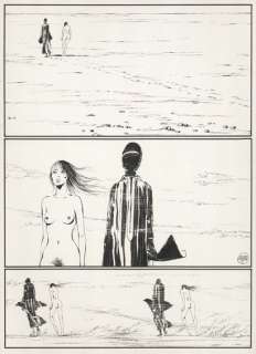 Guido Crepax (1933-2... | Bianca - La Casa Mata Encre de Chine sur papier pour... | Tessier Sarrou