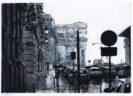 Jean-Claude Gã–Tting (Né... | Rue Ernest Allard Technique mixte sur papier pour... | Tessier Sarrou