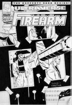 Joe Quesada | Herrera, Ben - Firearm #12 Cover | Cool Lines Art