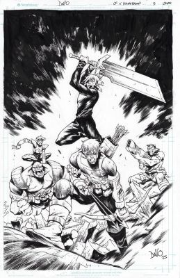 Maxi Dallo | Lost Fantasy Youngblood Variant Cover Issue 05 Page Variant Cover | Splash Page