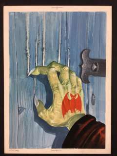 Corteggi, Luigi - original cover for Satanik no. 92 "Wurdalak colpisce ancora" (1968) | Catawiki