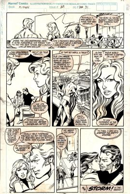Joe Rubinstein, Mike Collins - Uncanny X-Men #264 P 31 (Entire Team Shown with X-Factor!) 1990