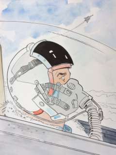 Weinberg, Albert - Dessin original en couleur - Dan Cooper | Catawiki