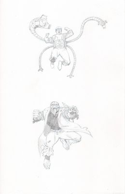 Pat Olliffe | Doc Ock & the Lizard- Marvel/Disney | Catskill Comics