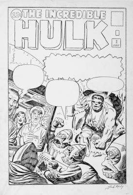 Jack Kirby | Incredible Hulk #2 Large Cover Recreation (Early 1990S) | Romitaman