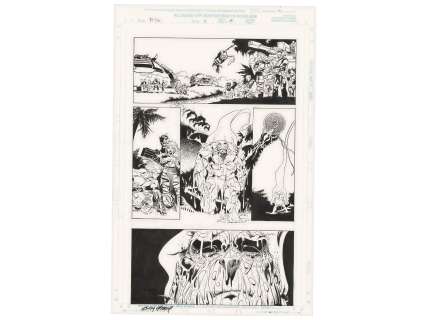 1998 Ka-Zar #11 Story Art Page Andy Kubert | Weiss Auctions