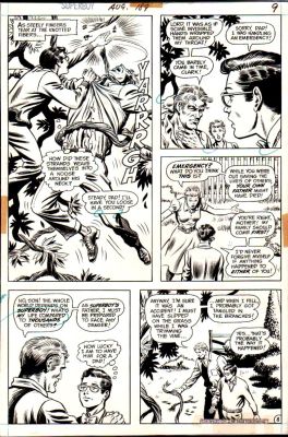 Bob Brown, Murphy Anderson | Superboy #189 P 8 (Superboy Saves Pa Kent!) 1972) | Romitaman